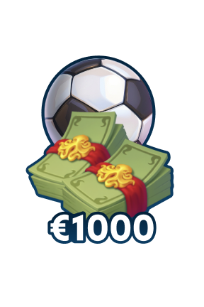 Place a €1,000 bet on Sports