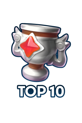 Finish in TOP 10 in a tournament