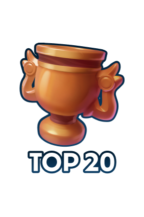 Finish in TOP 20 in a tournament
