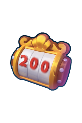 Make 200 spins in one game session
