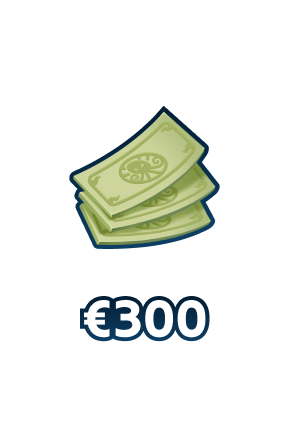 Make €300 deposit